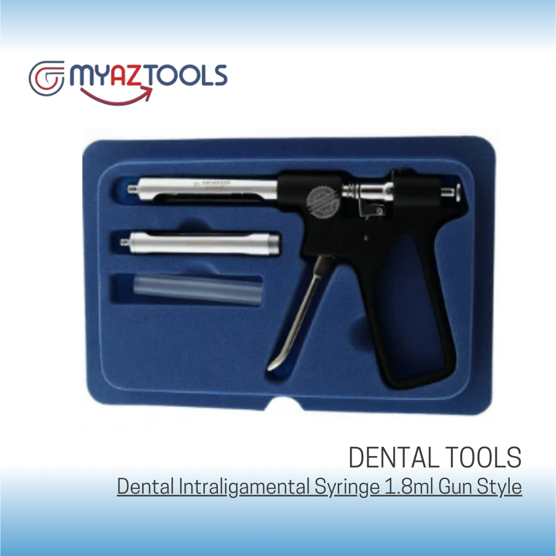 SURGIDENT Intraligamental Syringe 1.8ml – Pen Style Stainless Steel Dental Instrument (Size M-L)