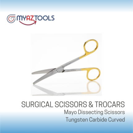 Mayo Dissecting Scissors Tungsten Carbide Curved