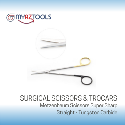 Metzenbaum Scissors Super Sharp Straight - Tungsten Carbide
