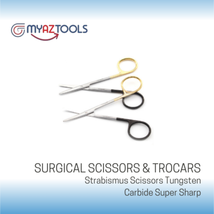 Strabismus Scissors Tungsten Carbide Super Sharp